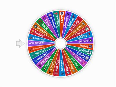 Wheel Of MLB Teams