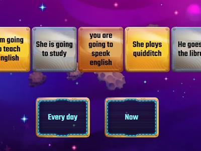  tense game- present simple and future