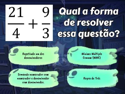 Operações com Frações de Denominadores Diferentes