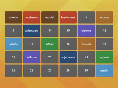 Rewards #6 Activity H Matching Pairs