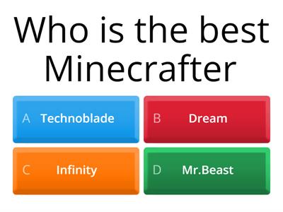 Minecraft quiz by Shaddy