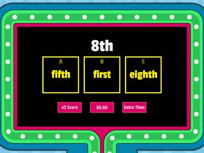 Ordinal numbers