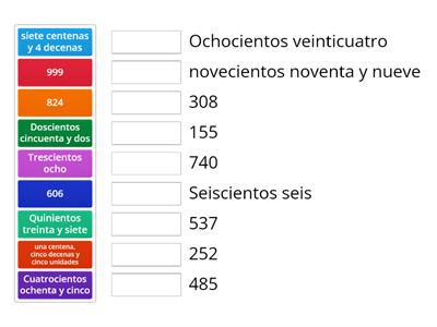 Números de tres cifras