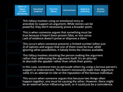 logical fallacies 