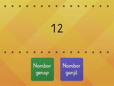 Nombor genap dan nombor ganjil