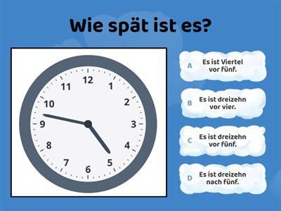 Informelle Uhrzeiten - Wie spät ist es? - mariavk