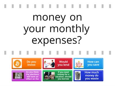 Questions - Are you a saver or a spender?