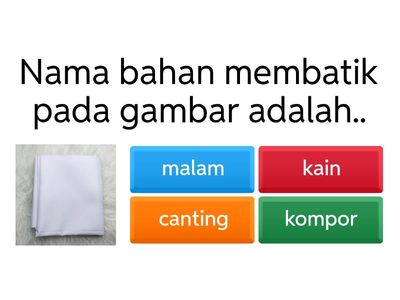 Soal membatik renjis