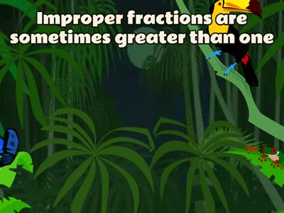 Improper Fractions to Mixed Numbers 