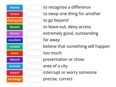 Week 20 Spellbound 5 Meanings