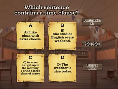 Reduced Time Clauses