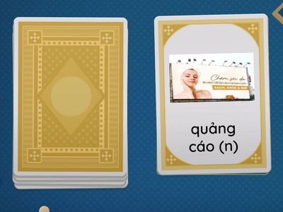 Let's test my vocab by flipping flashcards.