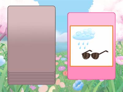 Weather, clothes, put on/take off