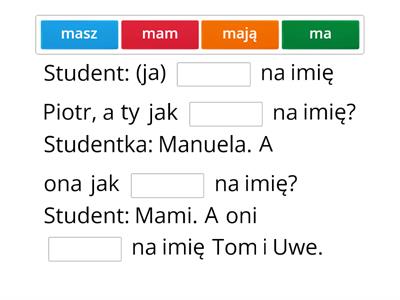 Czasownik MIEĆ+lat/lata