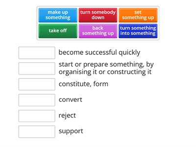 B2 phrasal verbs - in the office, part 3