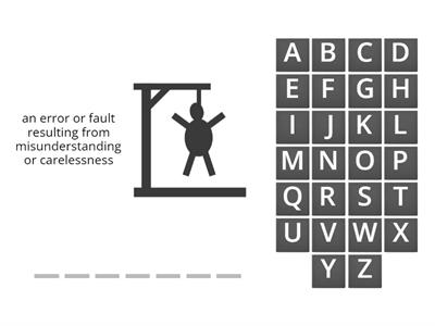 A2 - Vocabulary Hangman