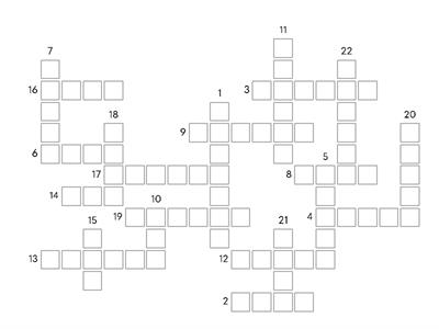 Crossword - Past participle 