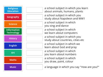 EZAP - School Subjects