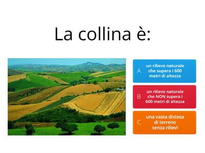  Collina classe terza