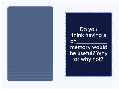 EAP - Memory Speaking