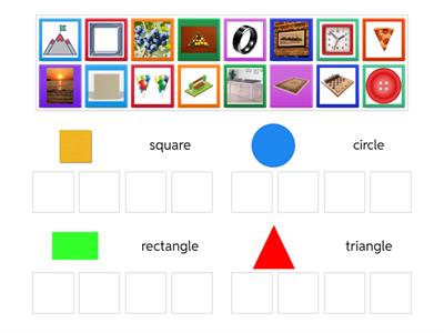 Recognize and group shapes/Şekilleri tanıma ve gruplama