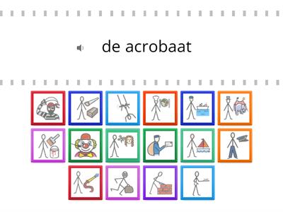 Woordenschat beroepen