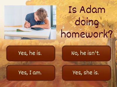  Present Continuous - Questions 