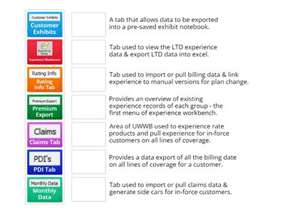 Experience Workbench Tabs & Buttons