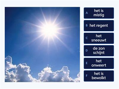 Het weer
