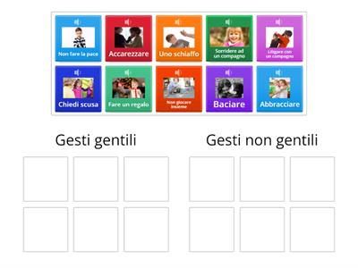 Gesti gentili e non gentili