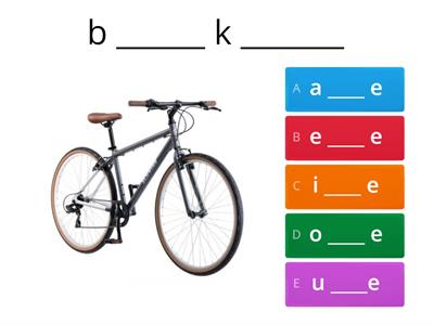 Long Vowel Sounds blanks