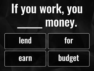 Quiz Money English File Intermediate 