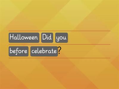 Halloween questions