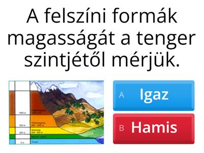 Felszíni formák 1.