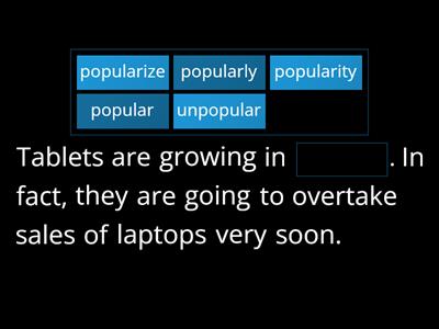 FCE Unit 2 Word Formation