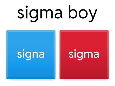 sigma