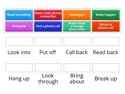 Phrasal Verbs BR Upper Intermediate Unit 10