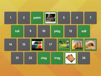 Vowel Teams ai, ay, oa, ee, ea
