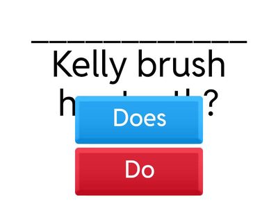 Does,do,don't,doesn't