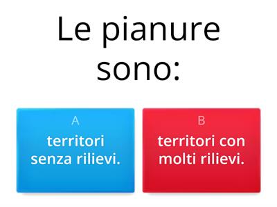 Le Pianure in Italia