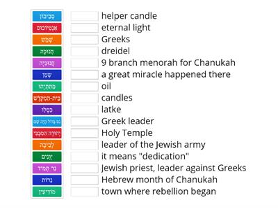 Chanukah 3-5