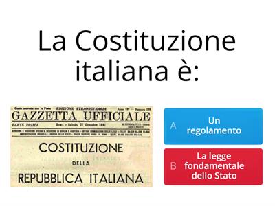 La Costituzione Italiana