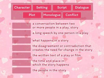 Match the term to the defenitions