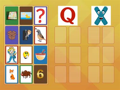 Beginning Sound Q and X