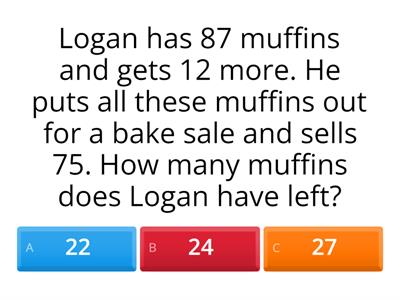  Addition/Subtraction Word Problems