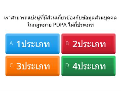 แบบทดสอบPDPA