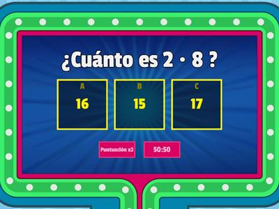 Tablas de multiplicar 02