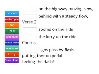 Travel by vehicles