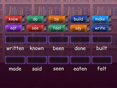 3rd year past participle practice ESL