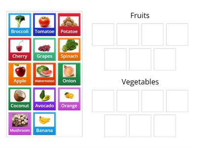 Fruits and Veggies Kinder